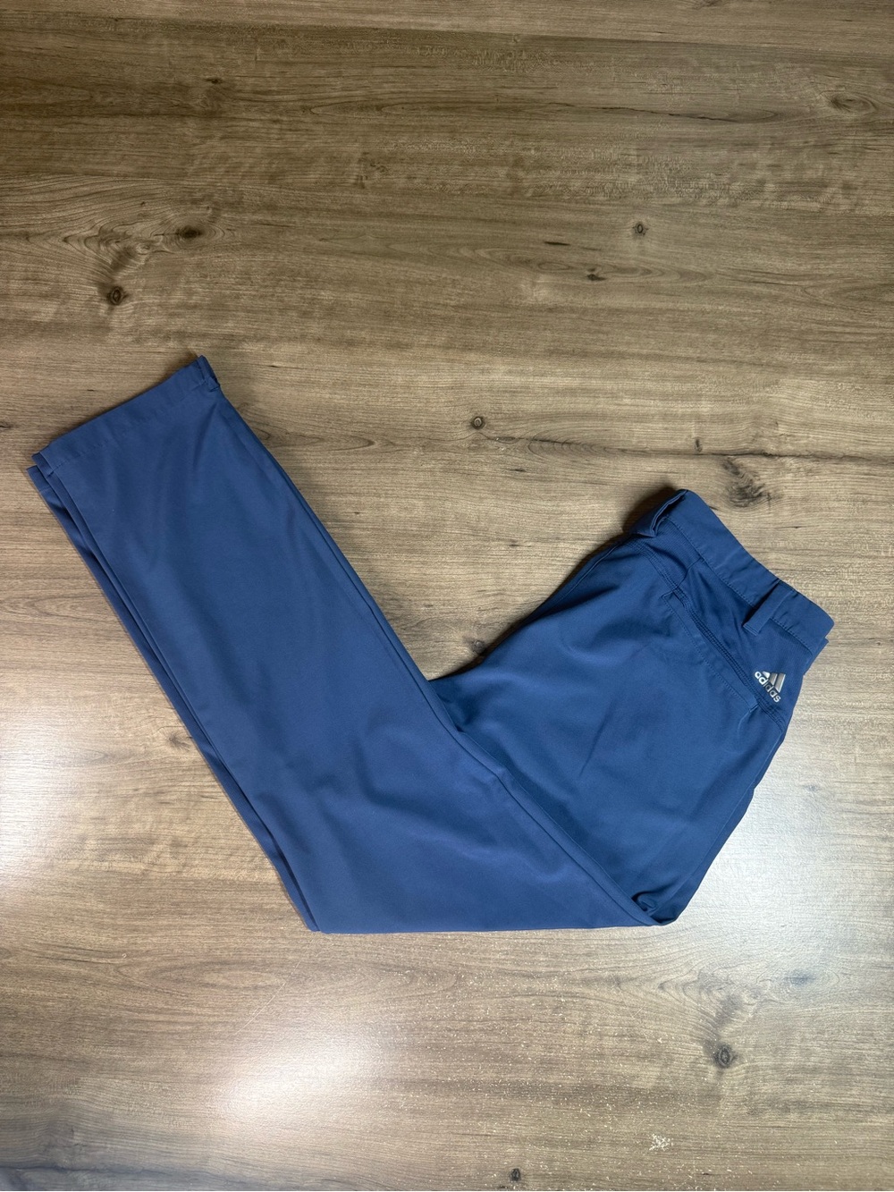 Adidas Men’s Blue Straight Leg Golf Pants Polyester Blend 32x32